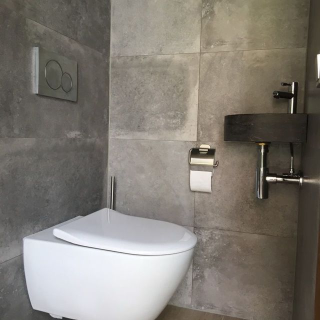 Betonlook badkamer