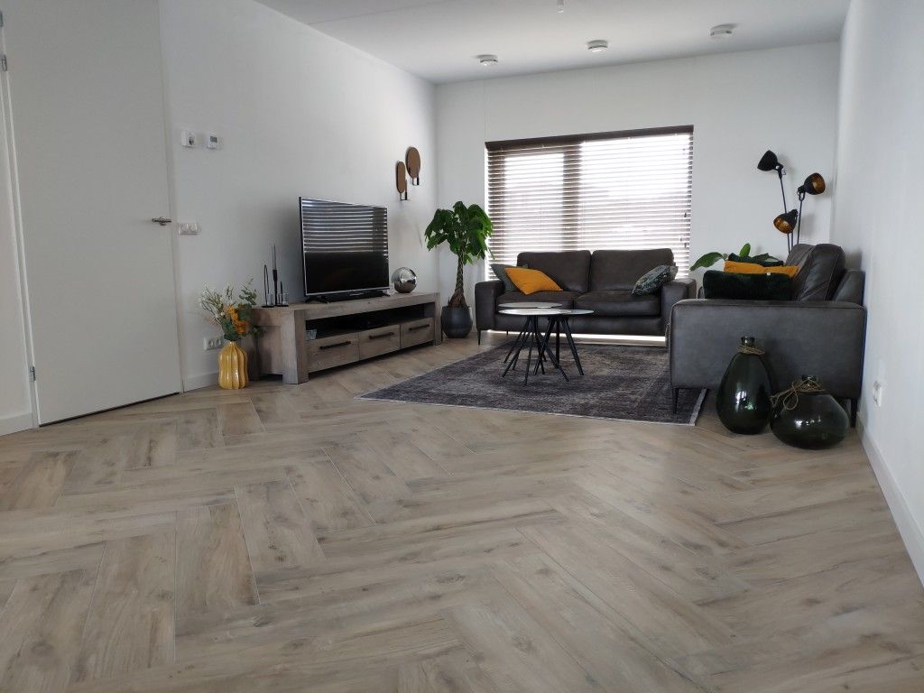 Tegels houtlook visgraat