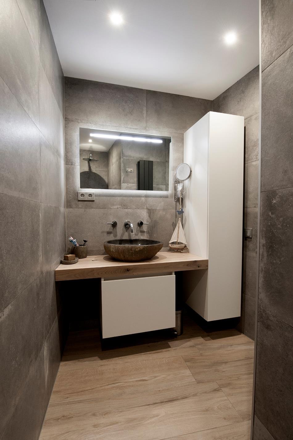 Moderne badkamer beton