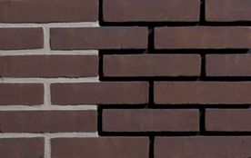 Donkerbruine stijlvolle bakstenen