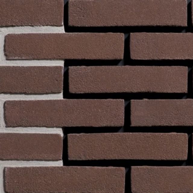 Bakstenen donkerbruin