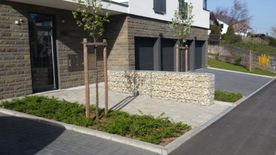 Tegels moderne tuin