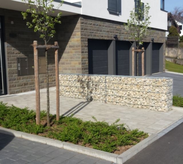 Tegels moderne tuin