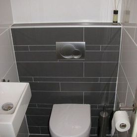 Tegeltjes toilet grijs