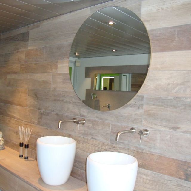 Badkamer houtlook