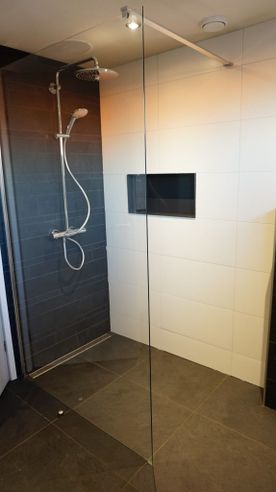 Strakke douche