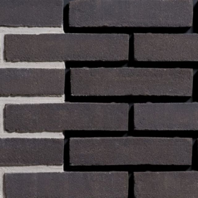 Bakstenen zwart